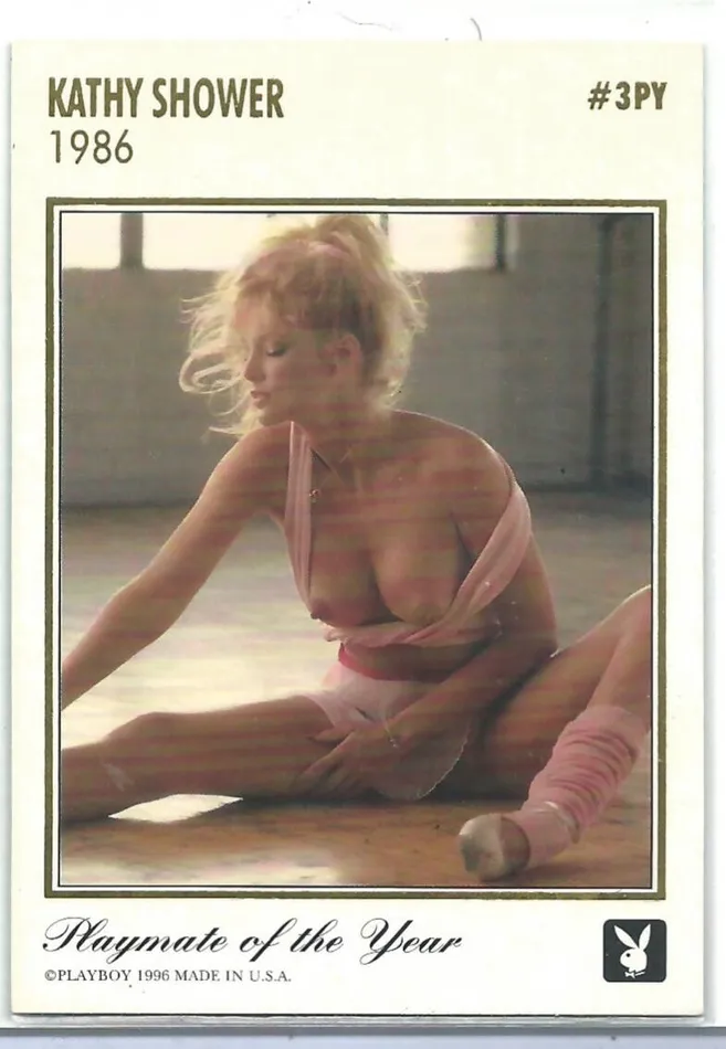 Dans Cards Anal Playboy September Edition Kathy Shower Gold Foil Chase Card 3PY