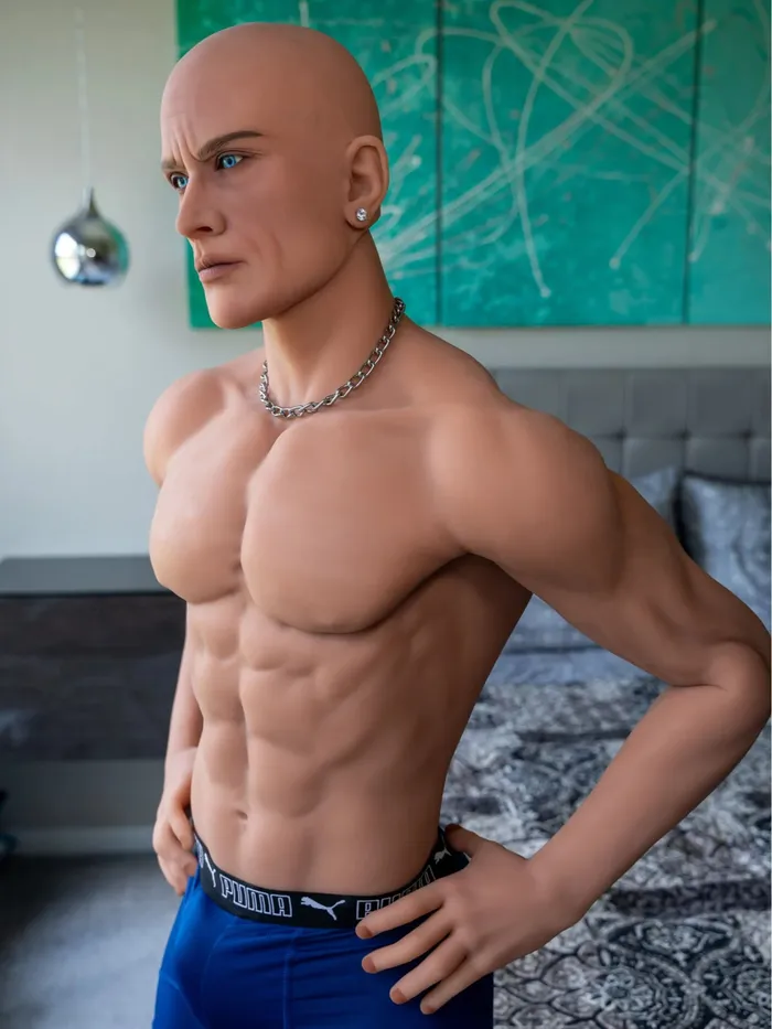 Doll Forever Male Sex Toys F1654170cm5ft740kg Femboy Muscular Male TPE Sex Doll Doll Forever