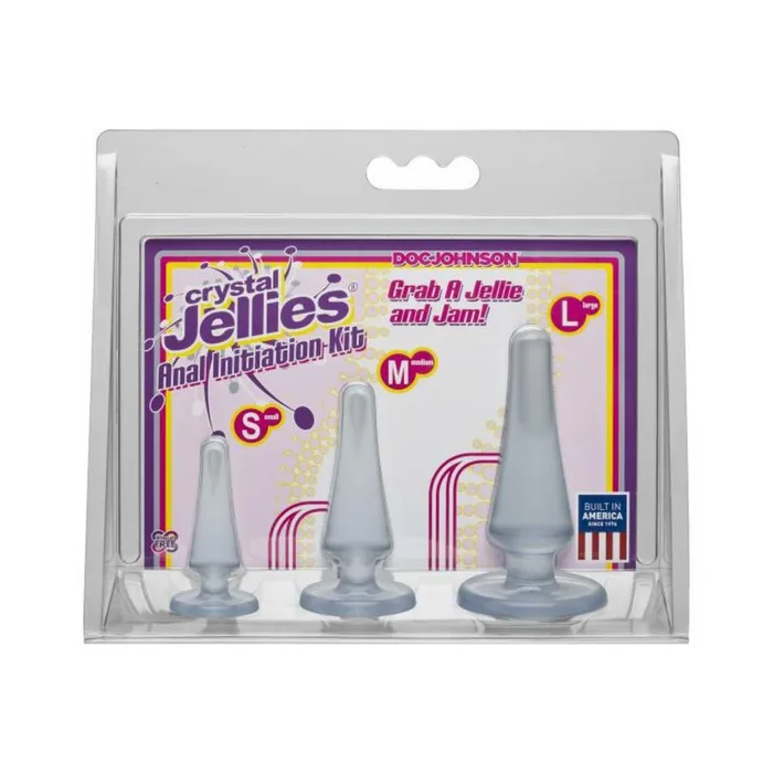 Crystal Jellies Anal Initiation Kit Clear Fairvillacom Anal