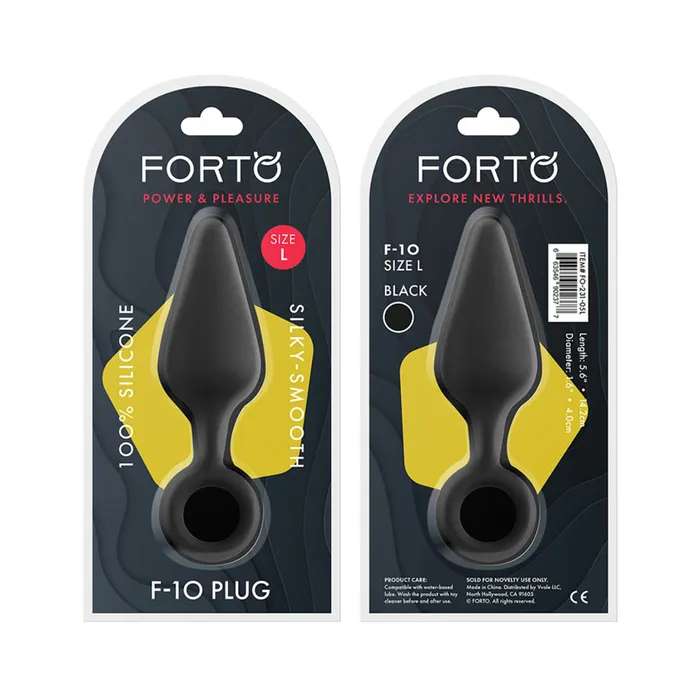 Fairvillacom Male Sex Toys Forto F10 Silicone Plug W Pull Ring Lg