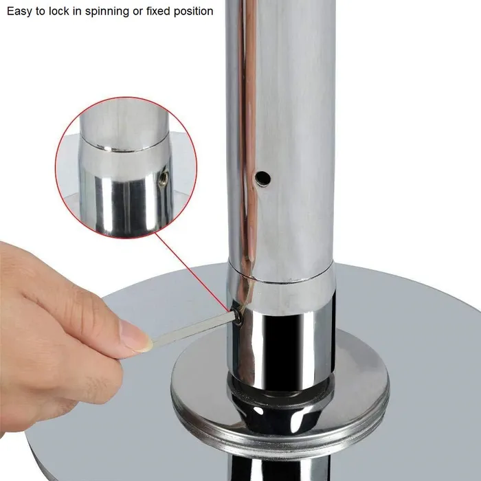 Female Sex Toys ShhhFFast Pole dance set with fixed spinning function