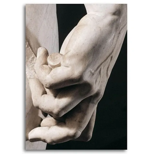 Michelangelo sculpture sections represented beautifully in print ShhhOb Female Sex Toys