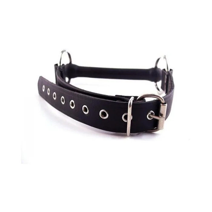 Rouge Leather ORing Rod Gag Black Fairvillacom Restraints