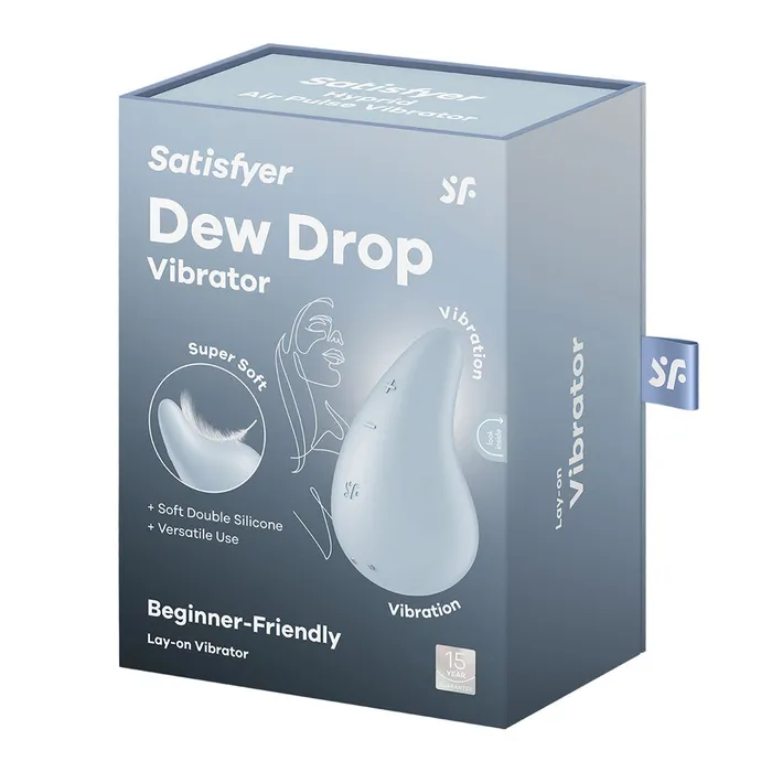 Satisfyer Dew Drop Lay On Vibe Blue ShhhWndsr Vibrators Satisfyer Dew Drop Lay On Vibe Blue ShhhWndsr Vibrators