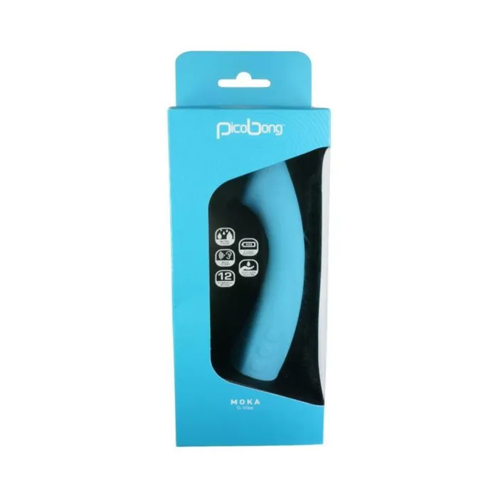 Vibrators Fairvillacom Pico Bong Moka G Silicone Vibe Waterproof Blue