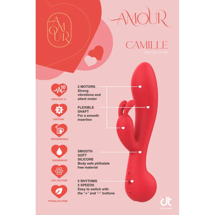 Amour Rabbit Vibe Camille Dream Toys Vibrators