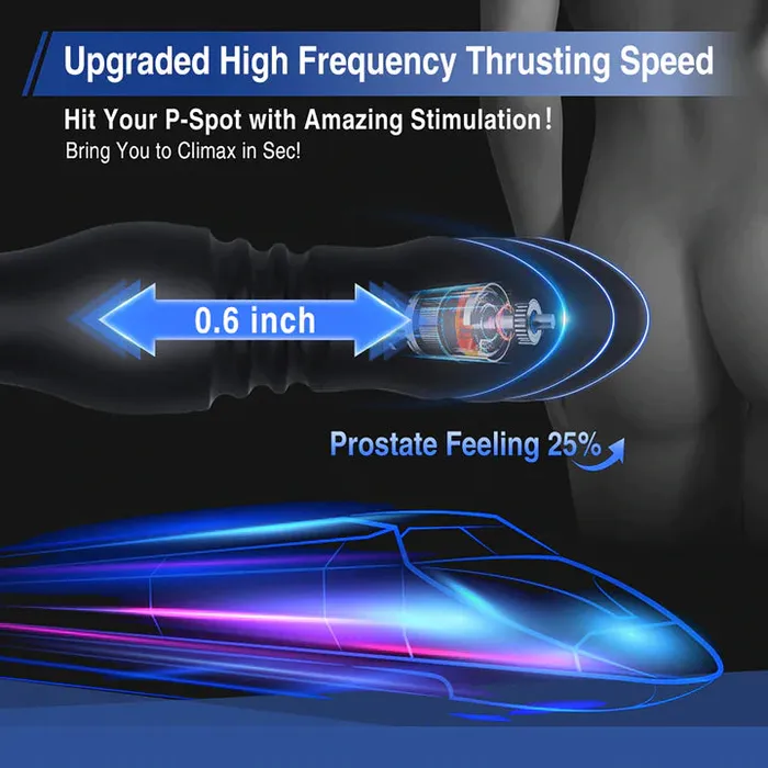 Female Sex Toys ANGELSX 3 IN 1 ProstataMassagegert mit Fernbedienung und AnalVibrator