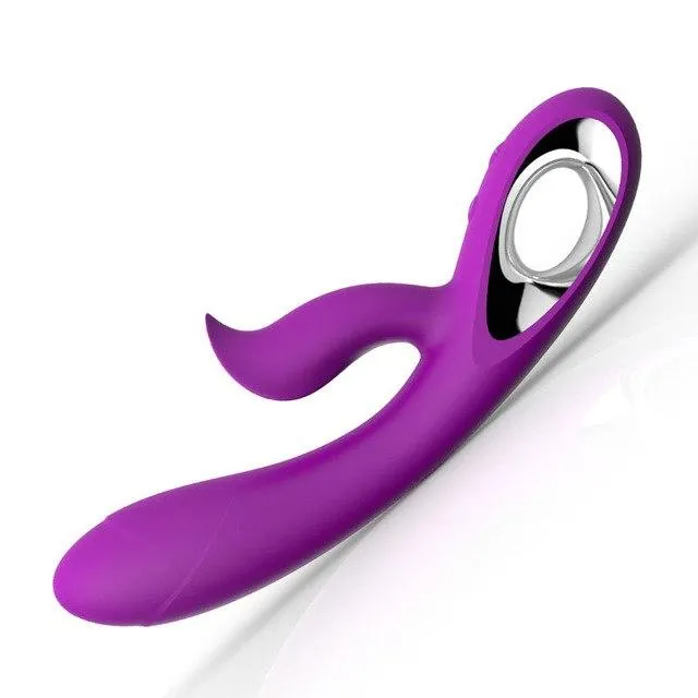 Female Sex Toys Kinkstasy Power Rabbit Dual Vibrator and Clitoral Stimulator Rocking Vibrator