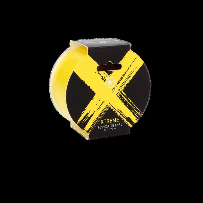 Ouch Xtreme Bondage Tape 57FT Yellow Shots Toys Couples Ouch Xtreme Bondage Tape 57FT Yellow Shots Toys Couples