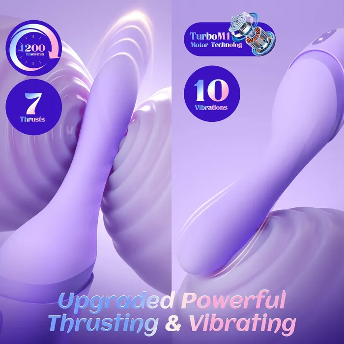 Vibrators BEISI 2025 Upgraded 2 in 1 Thrusting and Vibration GSpot Vibrator Sex Toy Sohimi