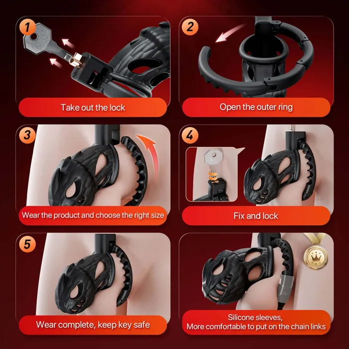 Vibrators Sohimi DOKEHU Verstellbarer ausgehhlter Keuschheitskfig fr Mnner SM Vibrators Sohimi DOKEHU Verstellbarer ausgehhlter Keuschheitskfig fr Mnner SM
